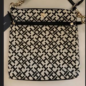 Tommy Hilfiger Monogram Crossbody Bag New with Tag